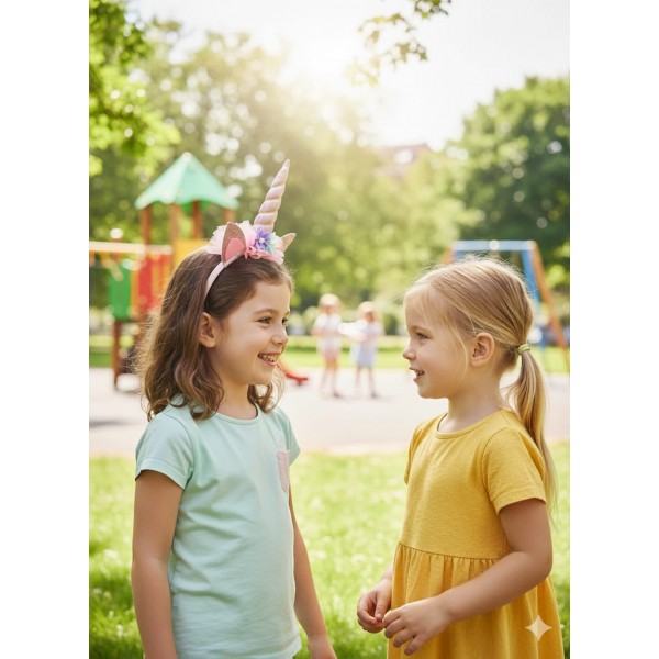 Serre tete Licorne Rose Serre tete Licorne Rose