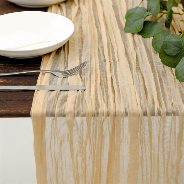 Chemin de Table Mousseline Blush - 90cmX1.80metres