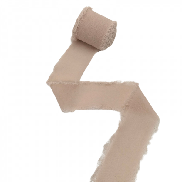 Ruban de Crêpe Latte - 5 mètres