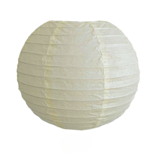 Boule Lampion papier Ivoire 40cm