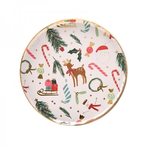 10 Assiettes Esprit de Noel