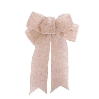 Gros Neud en toile de jute