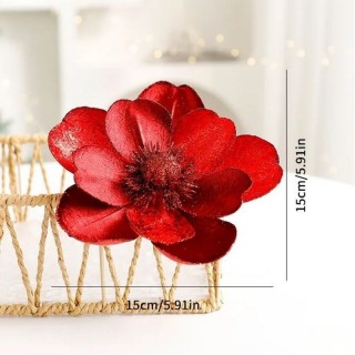 Fleur décorative Rouge