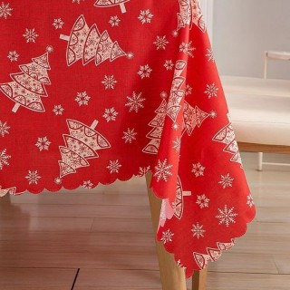 Nappe imprimée Sapin - 150*220CM
