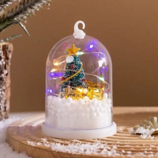 Cloche de Noël lumineuse – Mini sapin décoratif