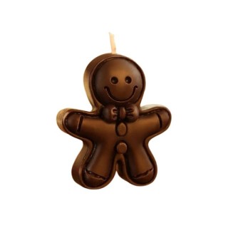 Bougie parfumée bonhomme en pain d'épices Marron foncé