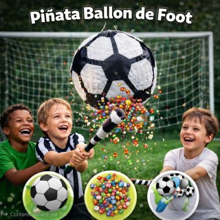 pinata ballon de foot + bâton