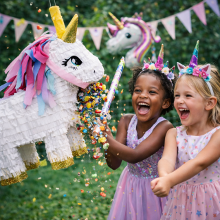 Pinata licorne + bâton