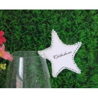 Marque place coquillages thème mer(paquet de 20)