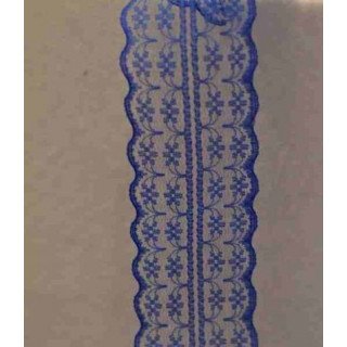 Dentelle bleu roi 45mmX5 mètres