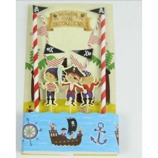 Cake topper anniversaire Pirate
