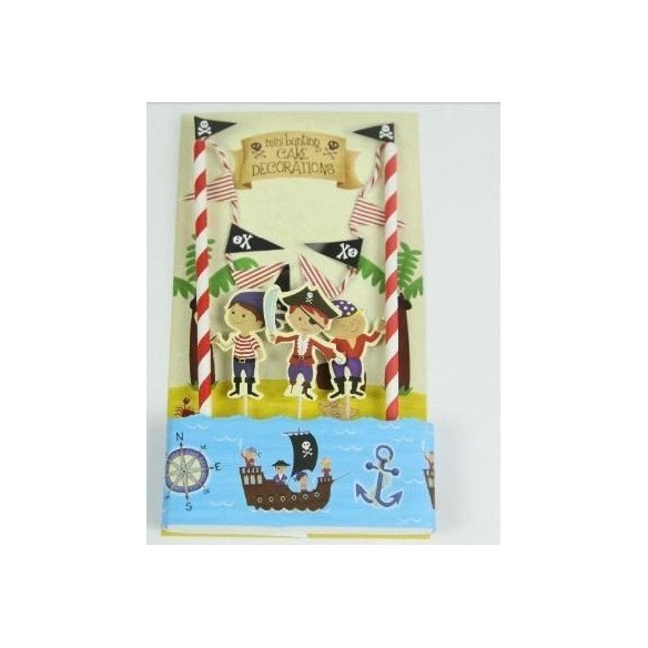 Cake topper anniversaire Pirate