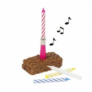 Bougie anniversaire musicale
