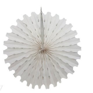 Rosace en papier blanche 50cm