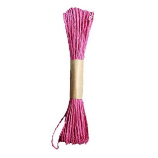 Ficelle raphia fushia