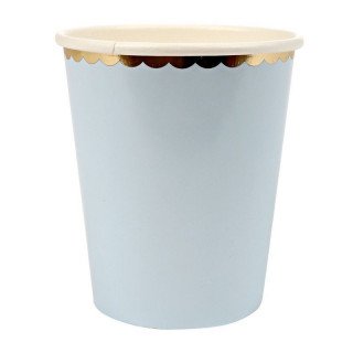 Gobelet pastel bleu clair  X10