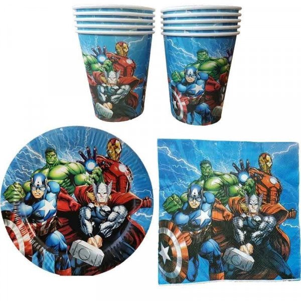 Kit anniversaire Avengers Kit anniversaire Avengers