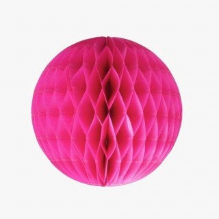 Boule alvéolée fushia 20cm