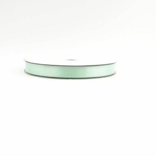 rouleau ruban satin vert d'eau 15mmx91m