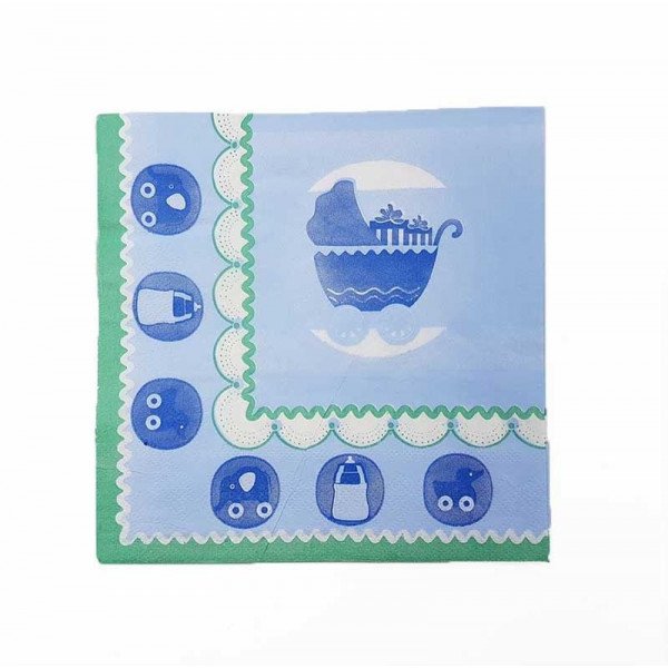 Serviette babyshower garcon Serviette babyshower garcon