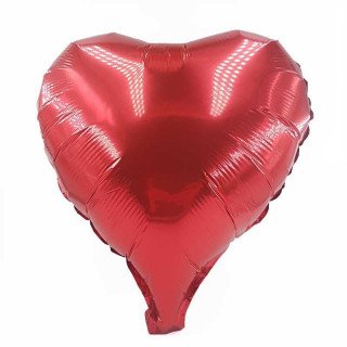 Ballon coeur rouge mylar