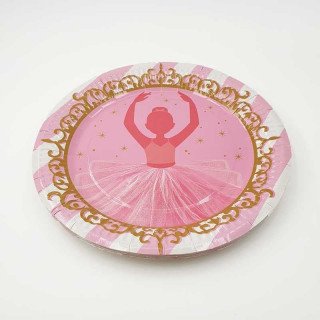 10 assiettes danseuse 23 cm