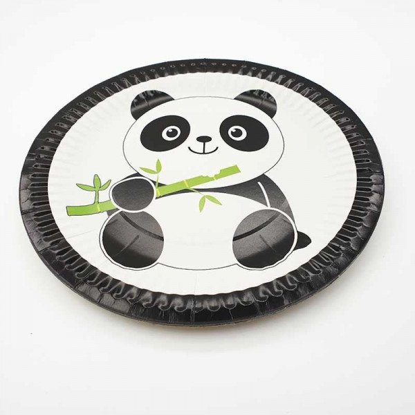 10 Assiettes carton panda 10 Assiettes carton panda