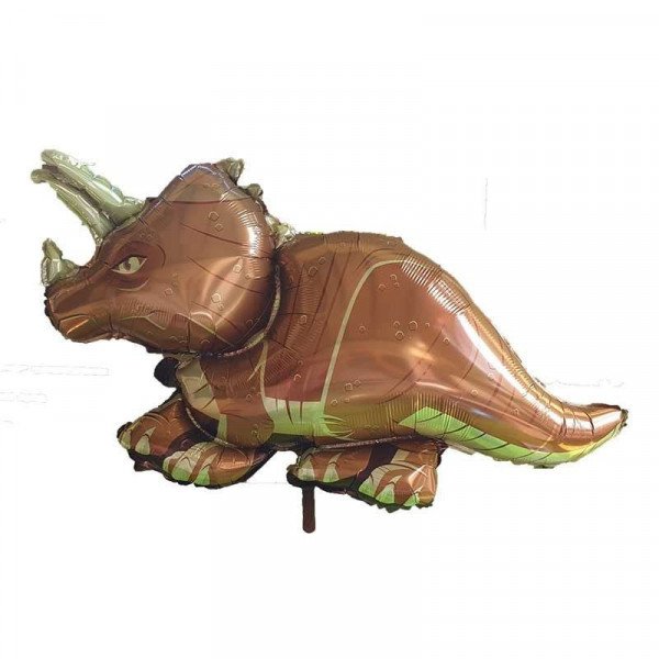 Ballon mylar dinosaure triceratops