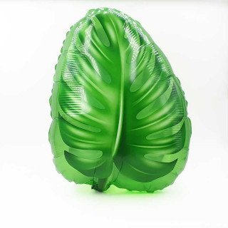Ballon mylar feuille tropicale