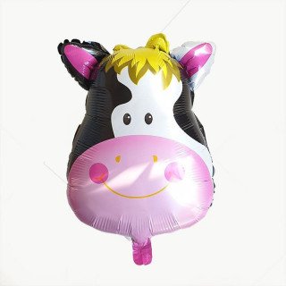 Ballon mylar tête de vache