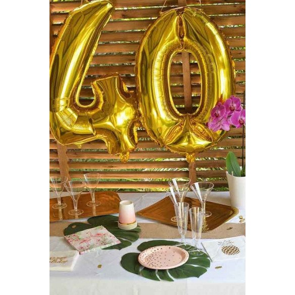 Kit decoration anniversaire tropical fille