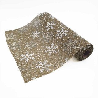 Chemin de table flocon de neige (5m)