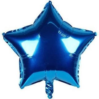 Ballon étoile bleu roi mylar