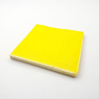 Serviette papier jaune X20