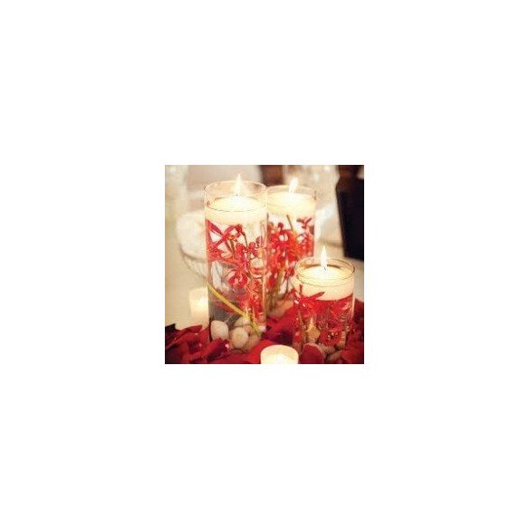 Bougie Flottante blanche (boite de 12)