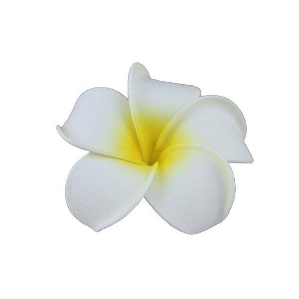 Fleur de frangipanier artificielle (paquet de10) Fleur de frangipanier artificielle (paquet de10)