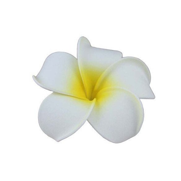 Fleur de frangipanier artificielle (paquet de10) Fleur de frangipanier artificielle (paquet de10)