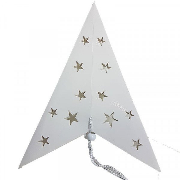 Lanternes étoile blanc 30 cm