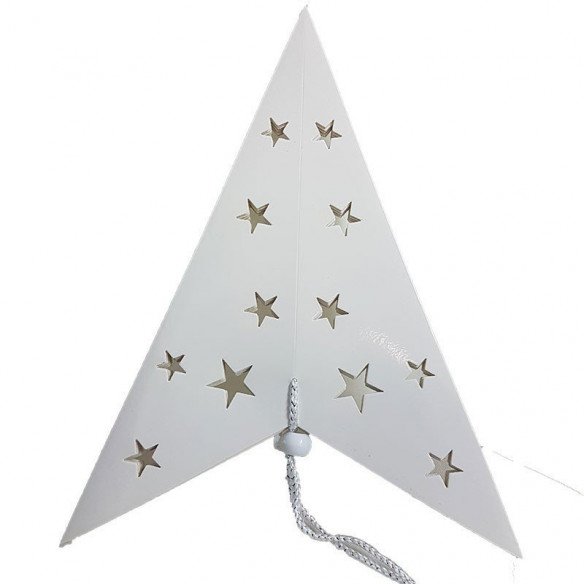 Lanternes étoile blanc 30 cm