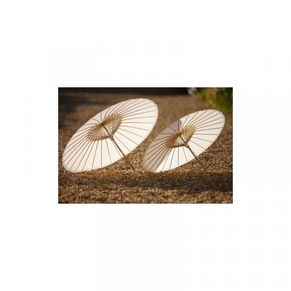 Ombrelle en papier Blanche