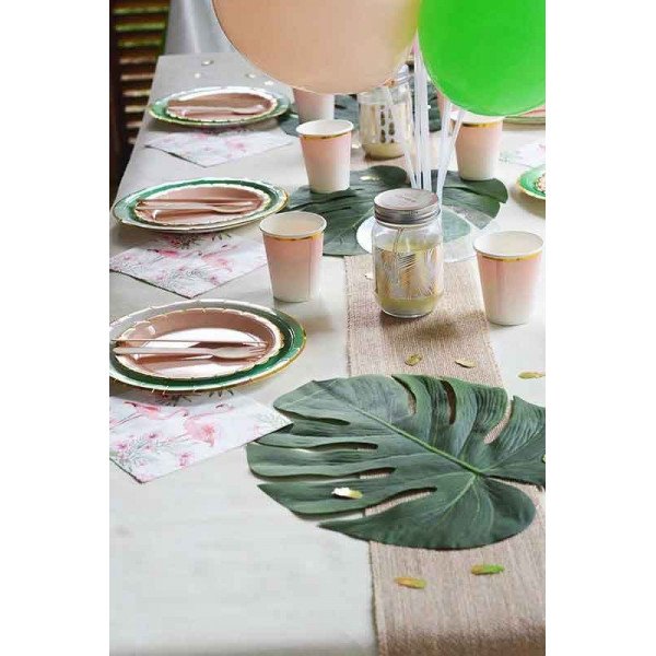 Kit decoration anniversaire tropical fille