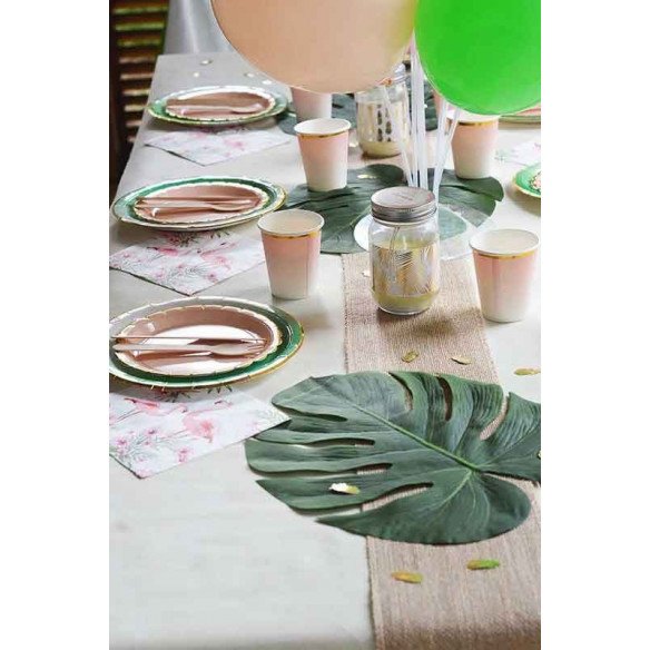 Kit decoration anniversaire tropical fille