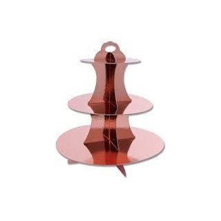 Présentoir à cupcake rose gold