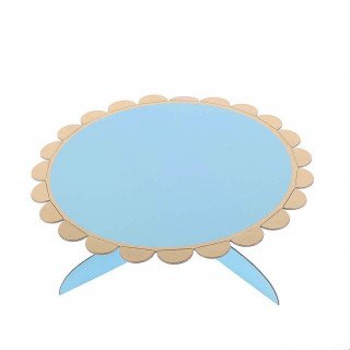 Support gateau bleu