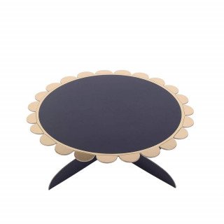 Support gateau noir