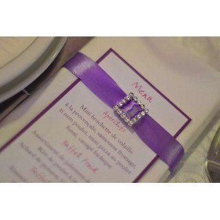 Sachet de 100 boucles strass acrylique