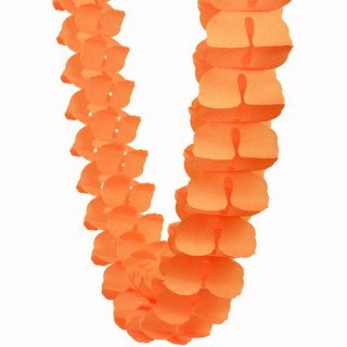 Guirlande papier orange