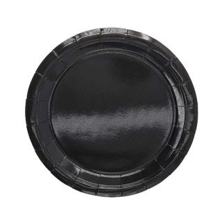 assiette noire