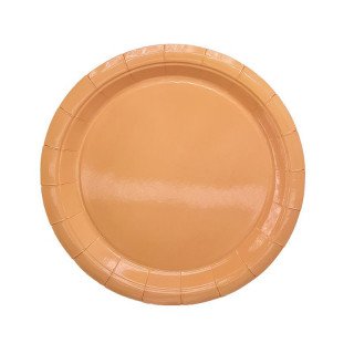 assiette orange