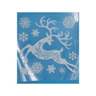 stickers Renne de noel
